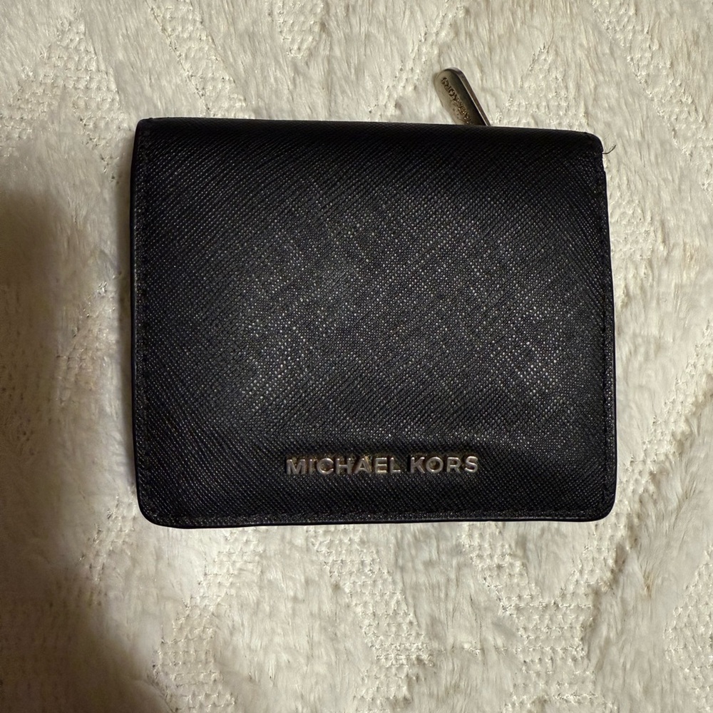 Michael Kors Black Leather Card Holder